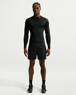 Nike Pro Men's Dri-FIT Fitness Mock-Neck Long-Sleeve Top. Nike.com
